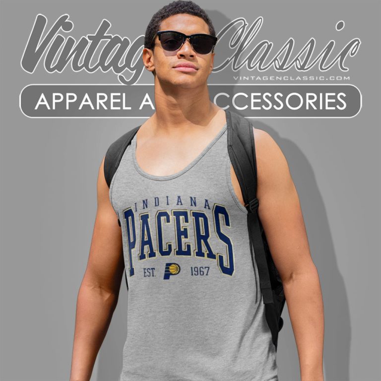 Indiana Pacers Basketball Tank Top Racerback Indiana Pacers Basketball Tank Top Racerback