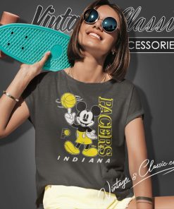 Indiana Pacers Disney Vintage Mickey Mouse Baller Shirt 6 Indiana Pacers Disney Vintage Mickey Mouse Baller Women T Shirt
