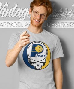 Indiana Pacers Grateful Dead Steal Your Face T Shirt