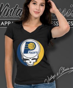 Indiana Pacers Grateful Dead Steal Your Face V Neck TShirt
