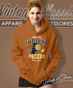 Indiana Pacers Nba With Love From Ind Hoodie