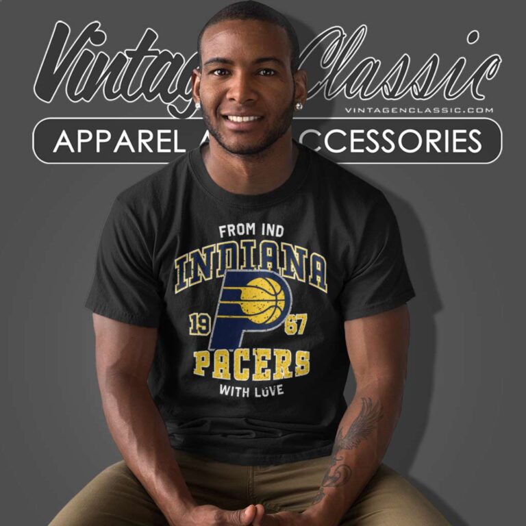 Indiana Pacers Nba With Love From Ind T Shirt Indiana Pacers Nba With Love From Ind T Shirt
