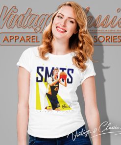 Indiana Pacers Rik Smits Signature Women T Shirt