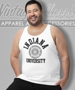 Indiana University Big Logo Shirt 6 Indiana University Big Logo Tank Top Racerback