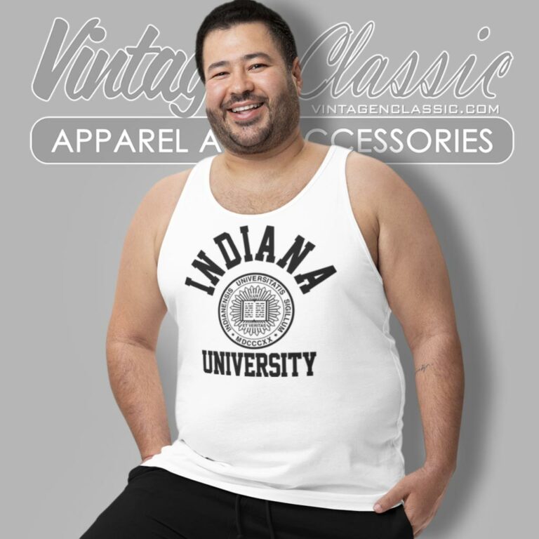 Indiana University Big Logo Tank Top Racerback Indiana University Big Logo Tank Top Racerback