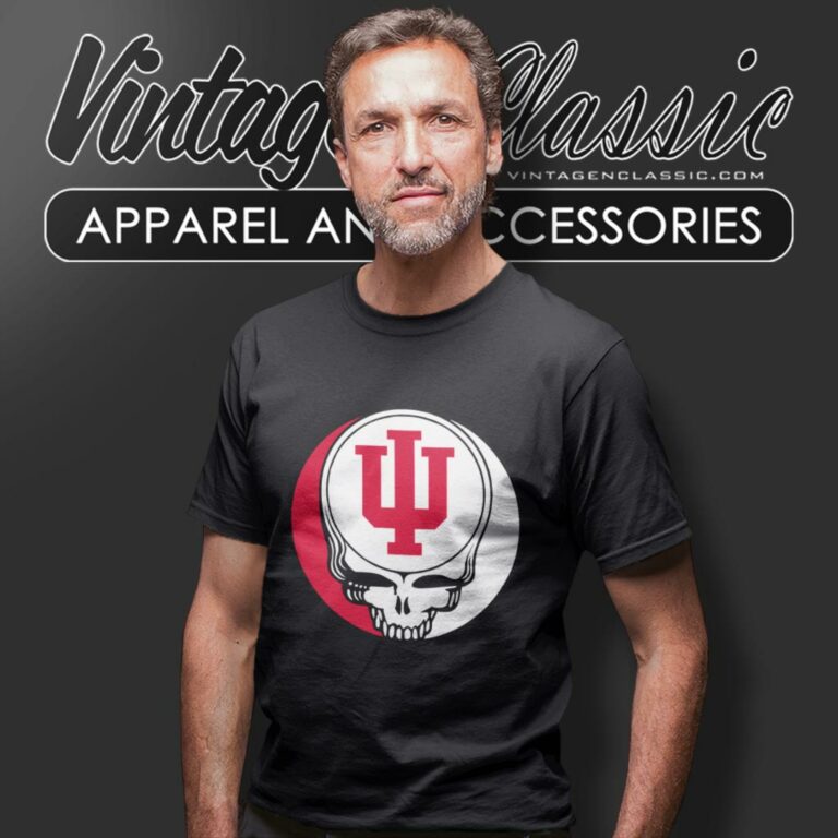 Indiana University Bloomington Grateful Dead Steal Your Face T Shirt Indiana University Bloomington Grateful Dead Steal Your Face T Shirt