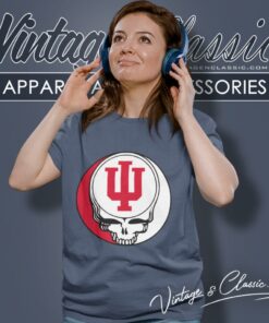 Indiana University Bloomington Grateful Dead Steal Your Face Women T Shirt
