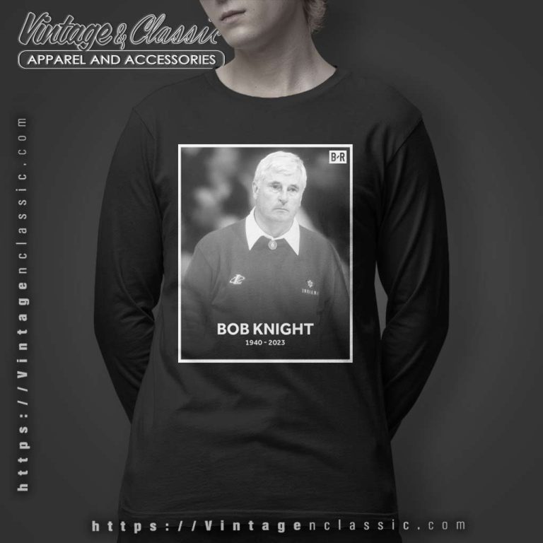 Indiana University Bob Knight Long Sleeve Tee Indiana University Bob Knight Long Sleeve Tee