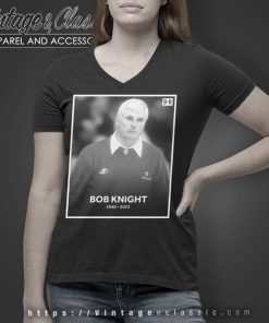 Indiana University Bob Knight V Neck TShirt