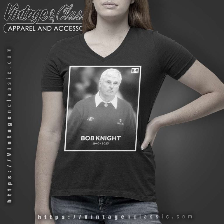 Indiana University Bob Knight V Neck TShirt Indiana University Bob Knight V Neck TShirt