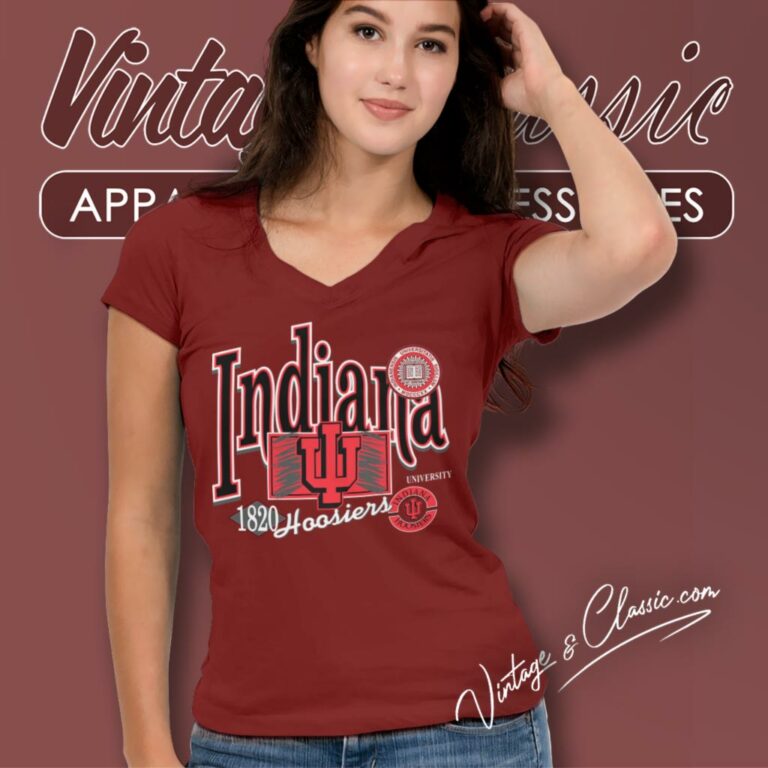 Indiana University Hoosiers V Neck TShirt Indiana University Hoosiers V Neck TShirt