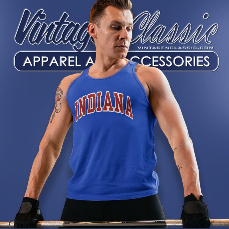 Indiana University Logo Tank Top Racerback Indiana University Logo Tank Top Racerback
