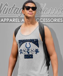 Indianapolis Colts Grateful Dead Dancing Bears Shirt 4 Indianapolis Colts Grateful Dead Dancing Bears Tank Top Racerback