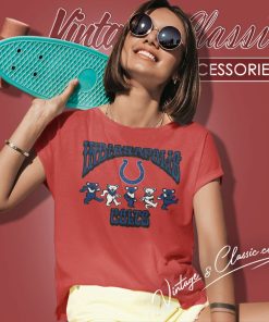 Indianapolis Colts Grateful Dead Dancing Bears Shirt 6 Indianapolis Colts Grateful Dead Dancing Bears Women T Shirt