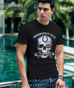 Indianapolis Colts Harley Daivsion Skull Shirt 4 Indianapolis Colts Harley Daivsion Skull T Shirt