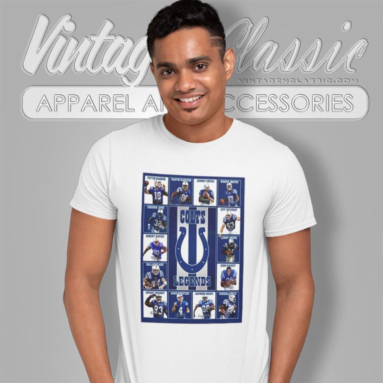 Indianapolis Colts Legends Signatures T Shirt Indianapolis Colts Legends Signatures T Shirt