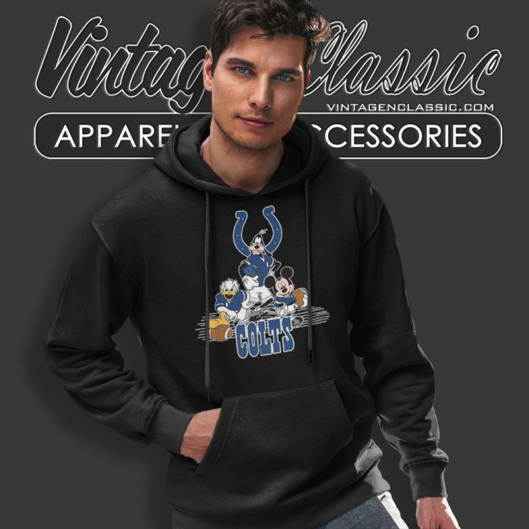 Indianapolis Colts Mickey Goofy Donald Hoodie Indianapolis Colts Mickey Goofy Donald Hoodie