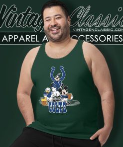 Indianapolis Colts Mickey Goofy Donald Shirt 4 Indianapolis Colts Mickey Goofy Donald Tank Top Racerback