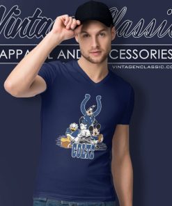 Indianapolis Colts Mickey Goofy Donald Shirt 5 Indianapolis Colts Mickey Goofy Donald V Neck TShirt