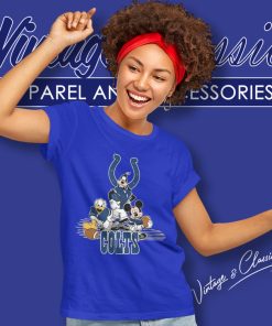 Indianapolis Colts Mickey Goofy Donald Shirt 6 Indianapolis Colts Mickey Goofy Donald Women T Shirt