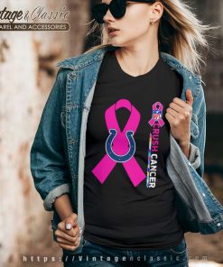 Indianapolis Colts Nfl Crush Cancer 2023 V Neck TShirt