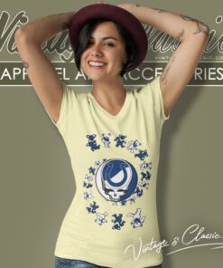 Indianapolis Colts Nfl Grateful Dancing Bears V Neck TShirt