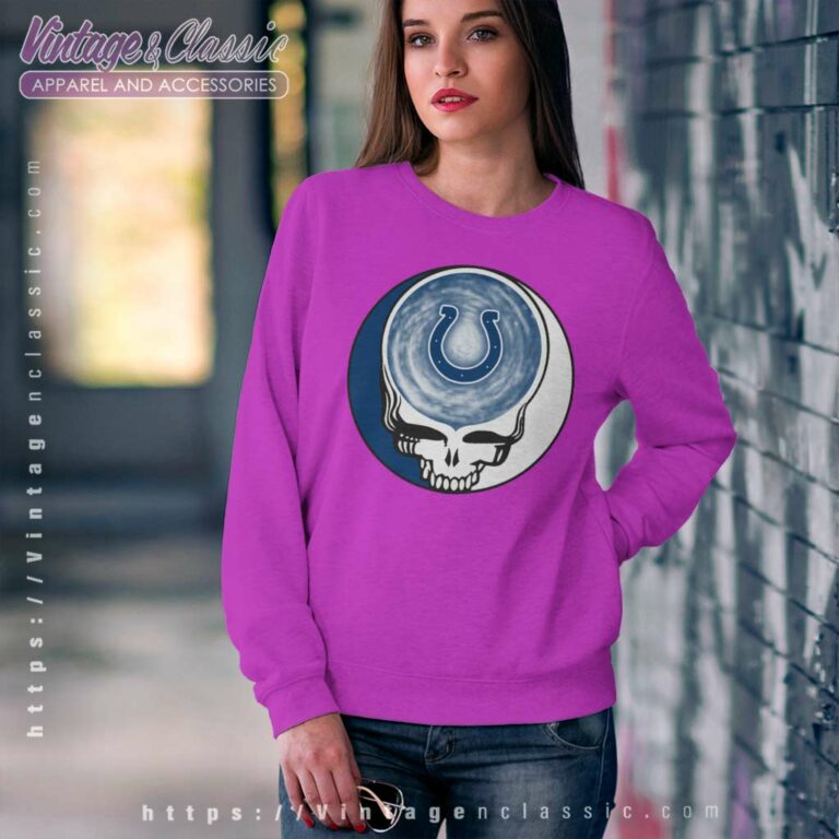 Indianapolis Colts Nfl Shirt Grateful Dead Logo Sweatshirt Indianapolis Colts Nfl Shirt Grateful Dead Logo Sweatshirt