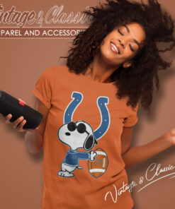 Indianapolis Colts Nfl Snoopy Peanuts Women T Shirt