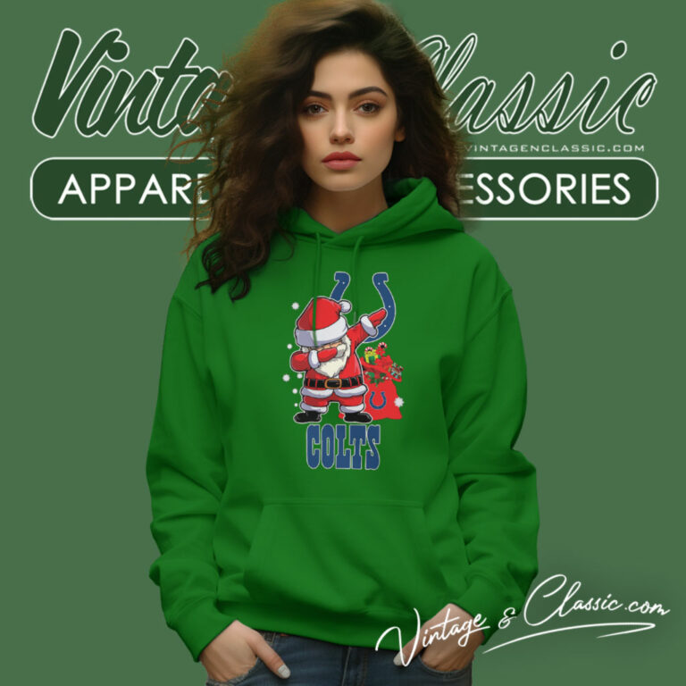 Indianapolis Colts Santa Claus Dabbing Christmas Hoodie Indianapolis Colts Santa Claus Dabbing Christmas Hoodie