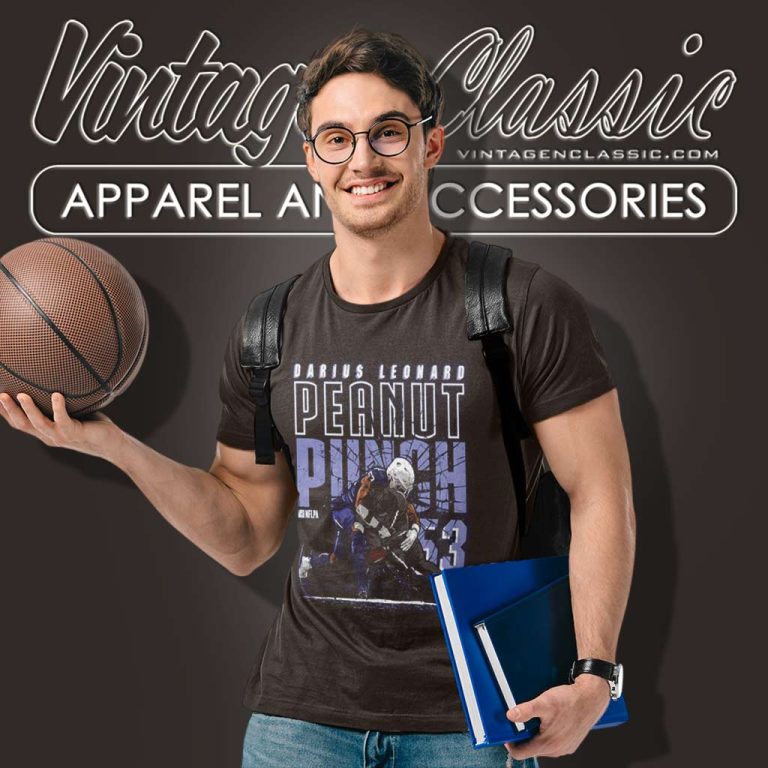 Indianapolis Colts Shirt Darius Leonard Peanut Punch T Shirt Indianapolis Colts Shirt Darius Leonard Peanut Punch T Shirt