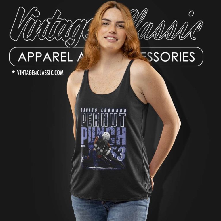 Indianapolis Colts Shirt Darius Leonard Peanut Punch Tank Top Racerback Indianapolis Colts Shirt Darius Leonard Peanut Punch Tank Top Racerback