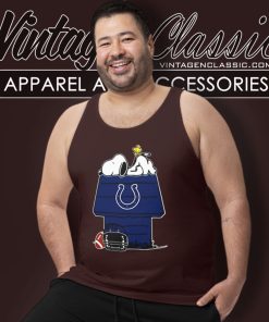 Indianapolis Colts Snoopy And Woodstock Resting Together Shirt 4 Indianapolis Colts Snoopy And Woodstock Resting Together Tank Top Racerback