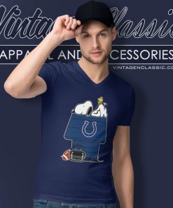 Indianapolis Colts Snoopy And Woodstock Resting Together Shirt 5 Indianapolis Colts Snoopy And Woodstock Resting Together V Neck TShirt