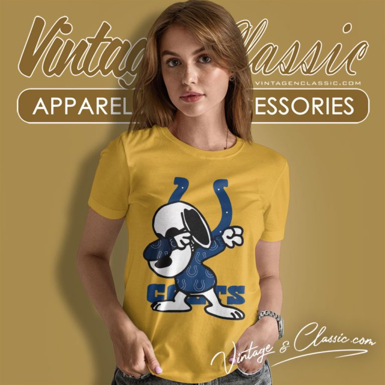Indianapolis Colts Snoopy Dabbing Women T Shirt Indianapolis Colts Snoopy Dabbing Women T Shirt