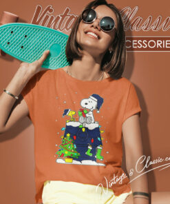 Indianapolis Colts Snoopy Woodstock Christmas Women T Shirt