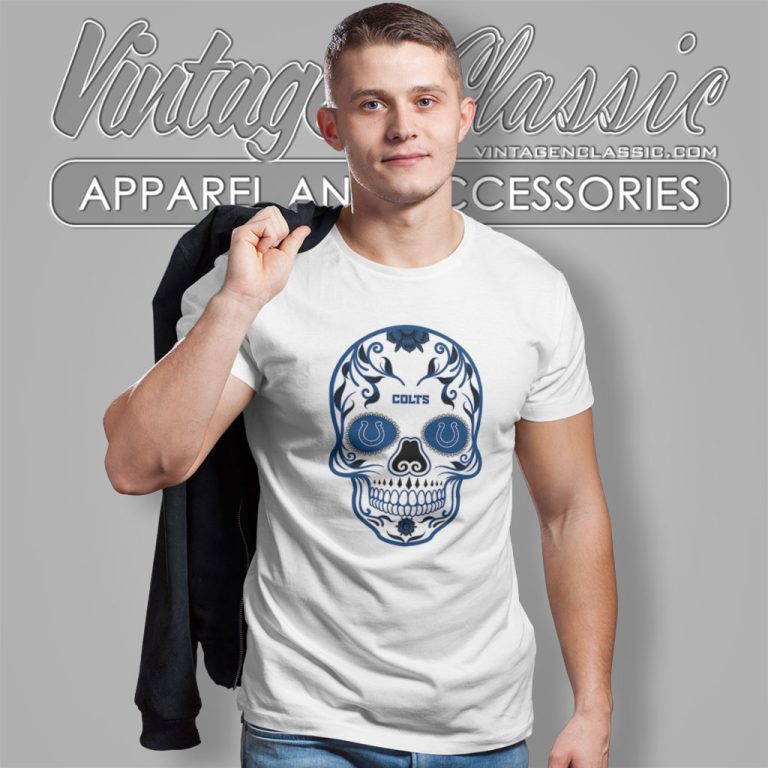 Indianapolis Colts Sugar Skull T Shirt Indianapolis Colts Sugar Skull T Shirt