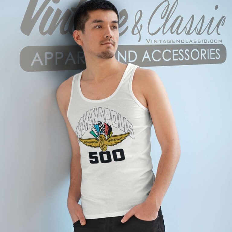 Indianapolis Motor Speedway Nascar 500 Tank Top Racerback Indianapolis Motor Speedway Nascar 500 Tank Top Racerback