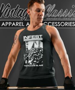 Infest No Mans Slave Shirt 4 Infest No Mans Slave Tank Top Racerback