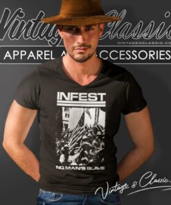 Infest No Mans Slave Shirt 5 Infest No Mans Slave V Neck TShirt