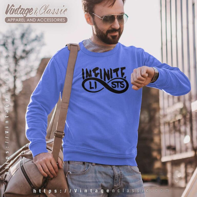 Infinite Lists Black Logo Sweatshirt Infinite Lists Black Logo Sweatshirt