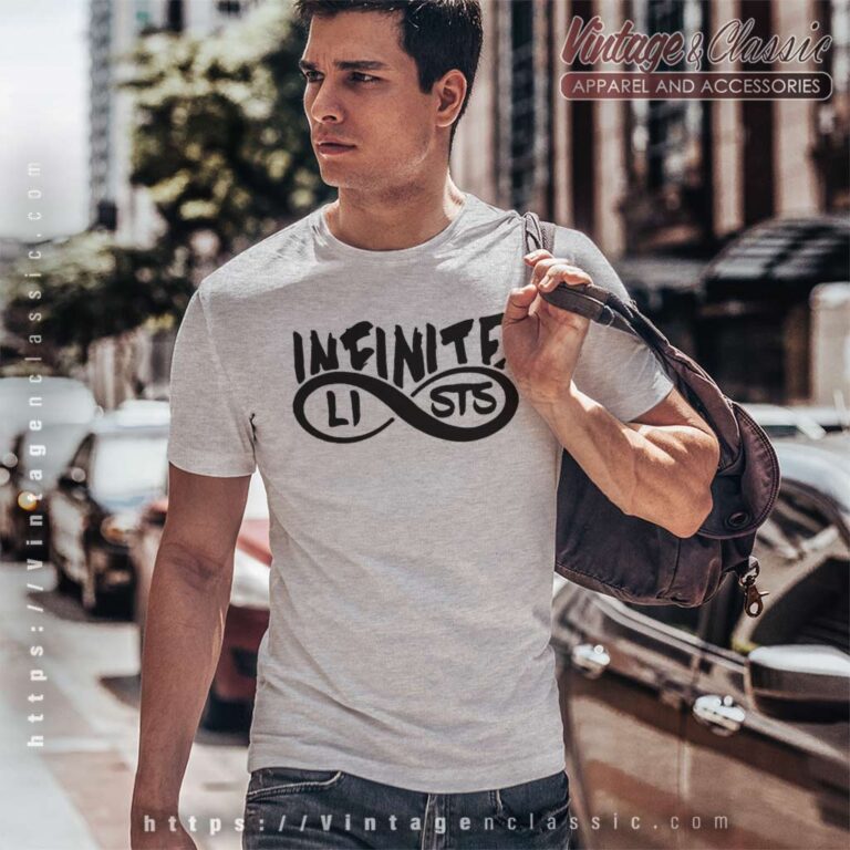 Infinite Lists Black Logo T Shirt Infinite Lists Black Logo T Shirt