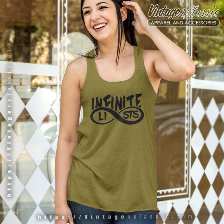 Infinite Lists Black Logo Tank Top Racerback Infinite Lists Black Logo Tank Top Racerback