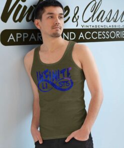 Infinite Lists Blue Galaxy Logo Shirt 8 Infinite Lists Blue Galaxy Logo Tank Top Racerback