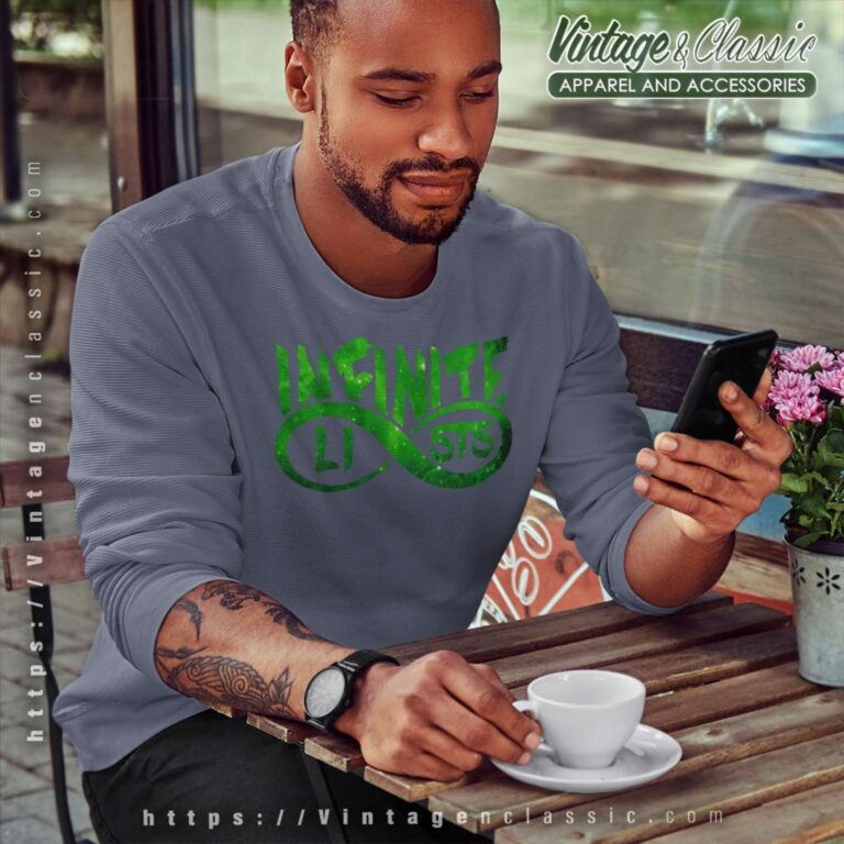 Infinite Lists Green Galaxy Logo Sweatshirt Infinite Lists Green Galaxy Logo Sweatshirt