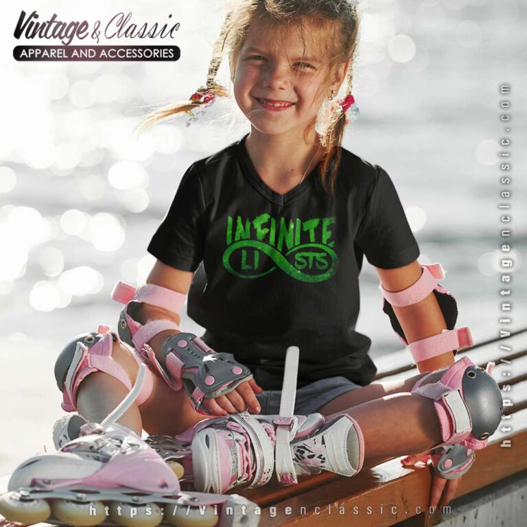 Infinite Lists Green Galaxy Logo V neck Youth and Kid Recovered Infinite Lists Green Galaxy Logo V neck Youth and Kid Recovered