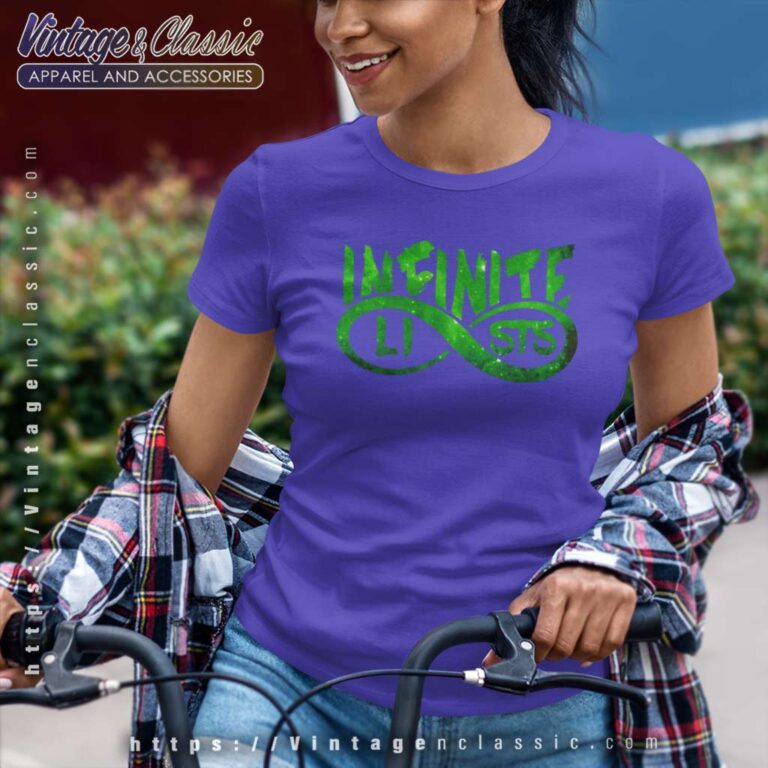 Infinite Lists Green Galaxy Logo Women TShirt Infinite Lists Green Galaxy Logo Women TShirt