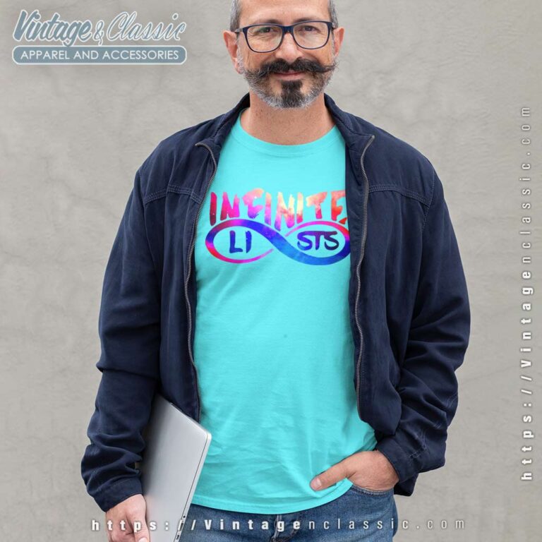 Infinite Lists Merch Shirt Galaxy Logo Long Sleeve Tee Infinite Lists Merch Shirt Galaxy Logo Long Sleeve Tee