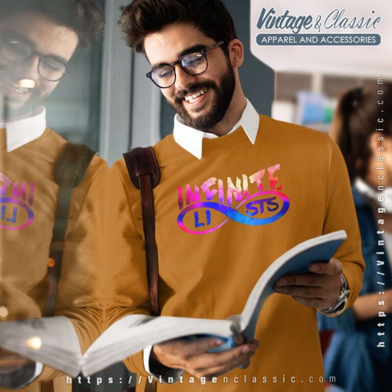 Infinite Lists Merch Shirt Galaxy Logo Sweatshirt Infinite Lists Merch Shirt Galaxy Logo Sweatshirt