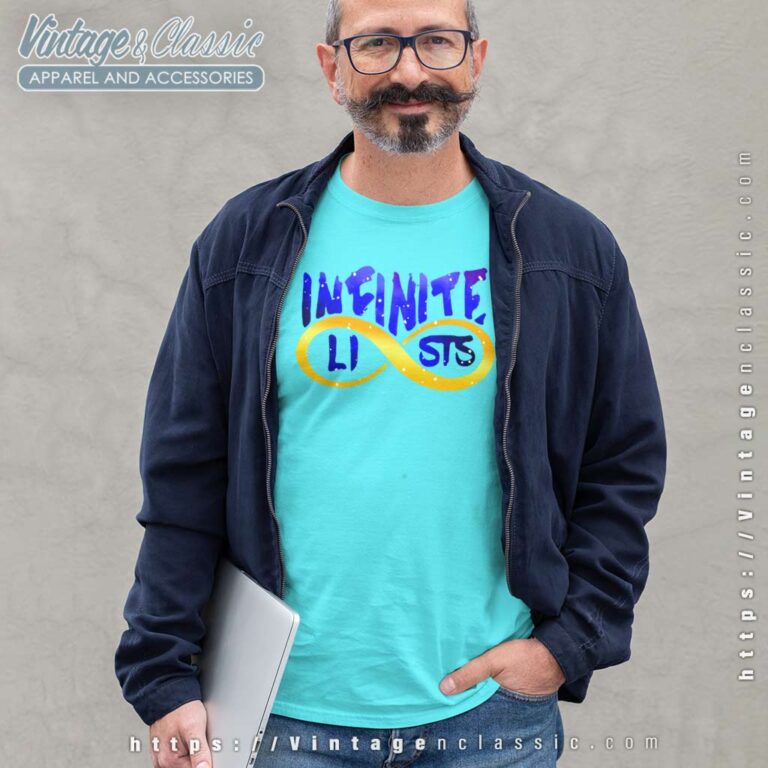 Infinite Lists Shirt Logo Gold Long Sleeve Tee Infinite Lists Shirt Logo Gold Long Sleeve Tee