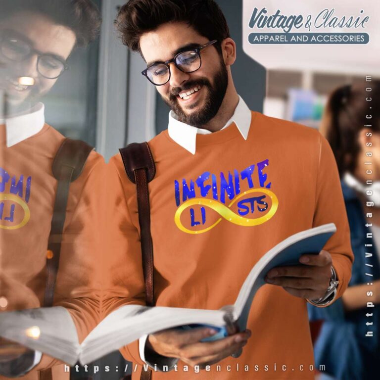 Infinite Lists Shirt Logo Gold Sweatshirt Infinite Lists Shirt Logo Gold Sweatshirt